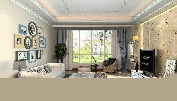 130㎡/三室一廳一衛(wèi)/簡約