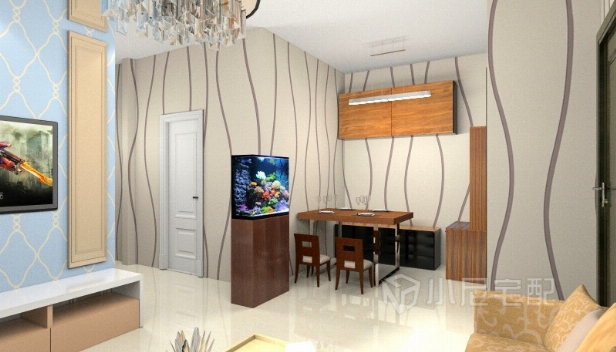 92㎡/兩室一廳一衛(wèi)/現代