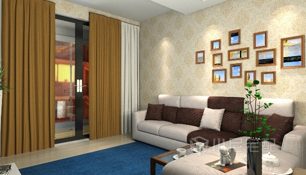 86㎡/兩室一廳一衛(wèi)/現(xiàn)代