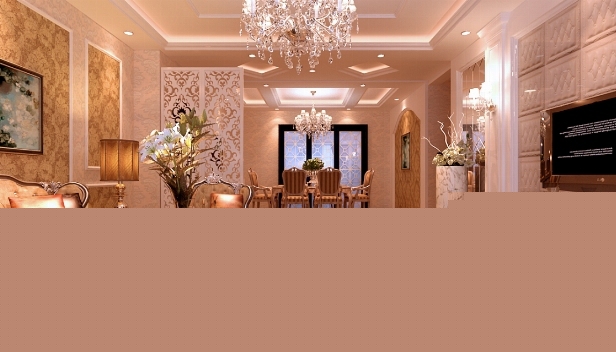 136㎡/三室兩廳兩衛(wèi)/歐式