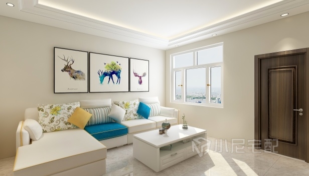 95㎡/兩室一廳一衛(wèi)/現(xiàn)代