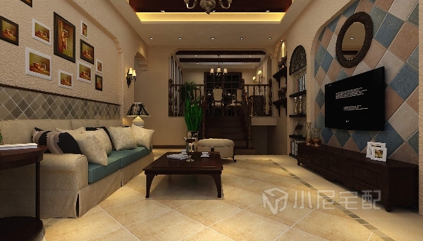 120㎡/復(fù)式/地中海