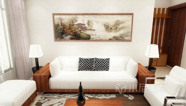 90㎡/兩室兩廳一衛(wèi)/中式