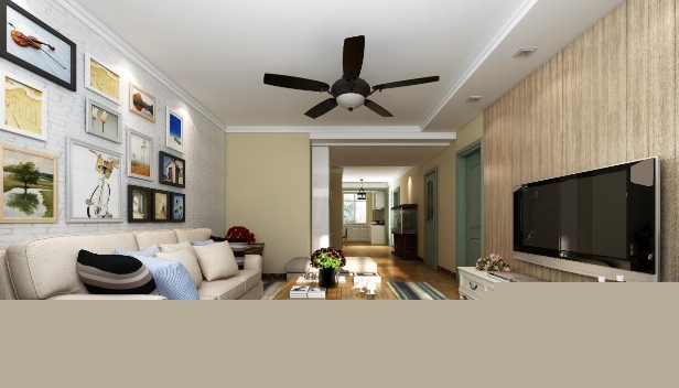 108㎡/三室兩廳一衛(wèi)/田園