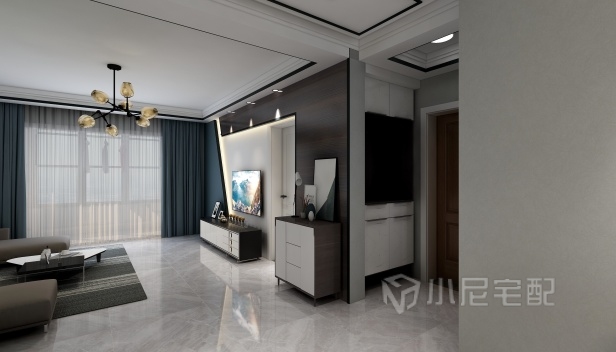 100㎡/三室兩廳兩衛(wèi)/現代