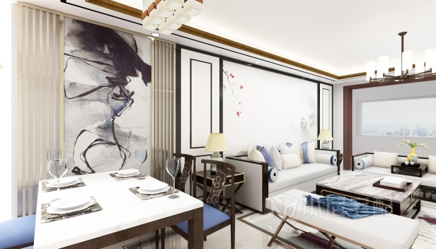 160㎡/三室兩廳三衛(wèi)/中式