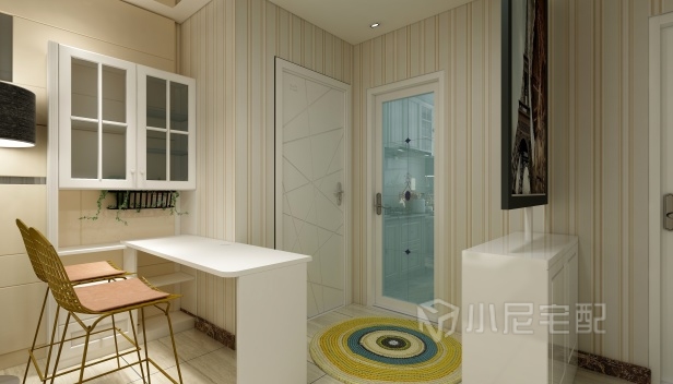 75㎡/兩室一廳一衛(wèi)/混搭