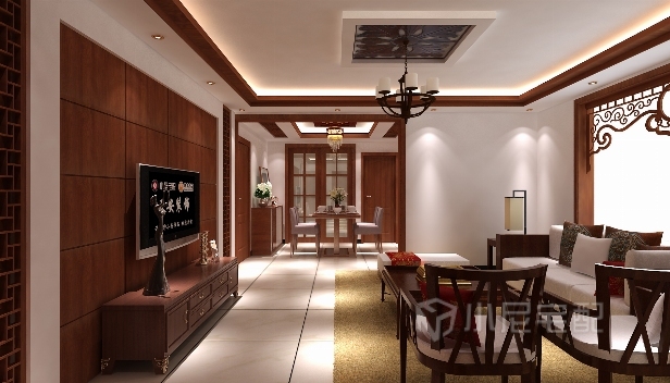 130㎡/三室兩廳一衛(wèi)/中式