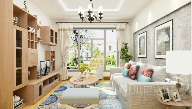 80㎡/兩室一廳一衛(wèi)/簡約