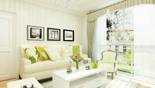 62㎡/兩室一廳一衛(wèi)/田園