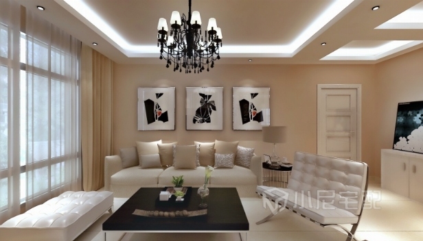 85㎡/兩室兩廳一衛(wèi)/簡約