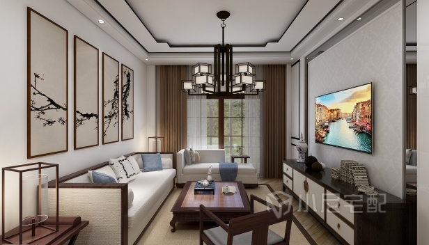 108㎡/三室兩廳一衛(wèi)/中式