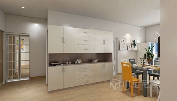 100㎡/兩室兩廳兩衛(wèi)/現(xiàn)代