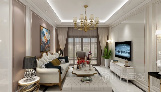 109㎡/三室兩廳一衛(wèi)/歐式