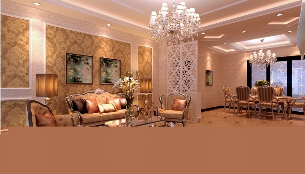 136㎡/三室兩廳兩衛(wèi)/歐式