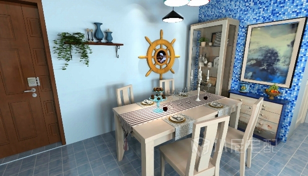 90.78㎡/三室一廳兩衛(wèi)/混搭