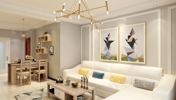 90㎡/兩室兩廳一衛(wèi)/簡(jiǎn)約