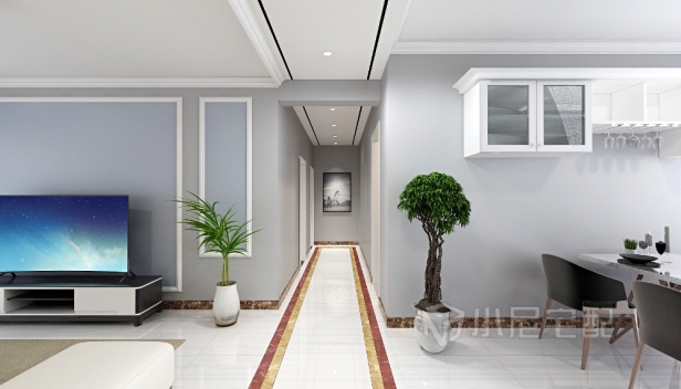 120㎡/三室兩廳一衛(wèi)/現代