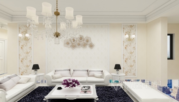 90㎡/兩室兩廳一衛(wèi)/現(xiàn)代