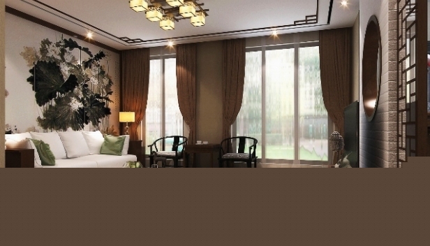 120㎡/兩室兩廳一衛(wèi)/中式