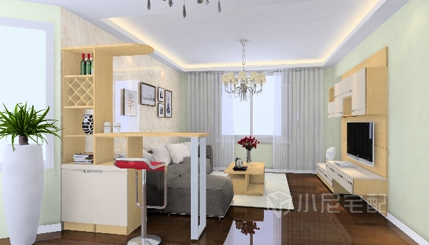 95㎡/三室兩廳兩衛(wèi)/簡約