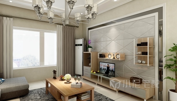 106㎡/三室一廳一衛(wèi)/現(xiàn)代