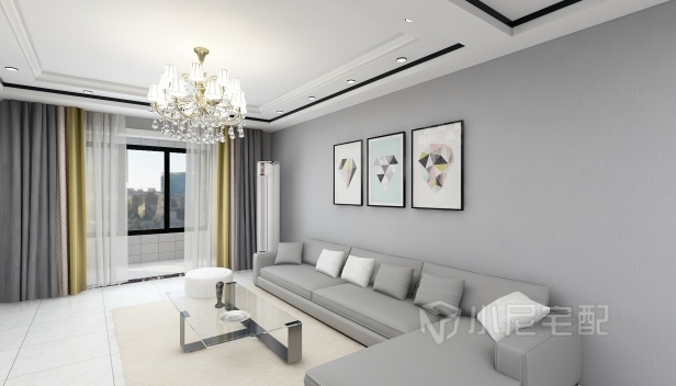 120㎡/三室兩廳兩衛(wèi)/簡約